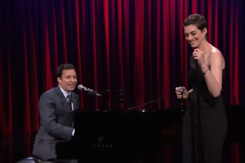 Jimmy Fallon and Anne Hathaway Give Rap Classics Some Broadway Class