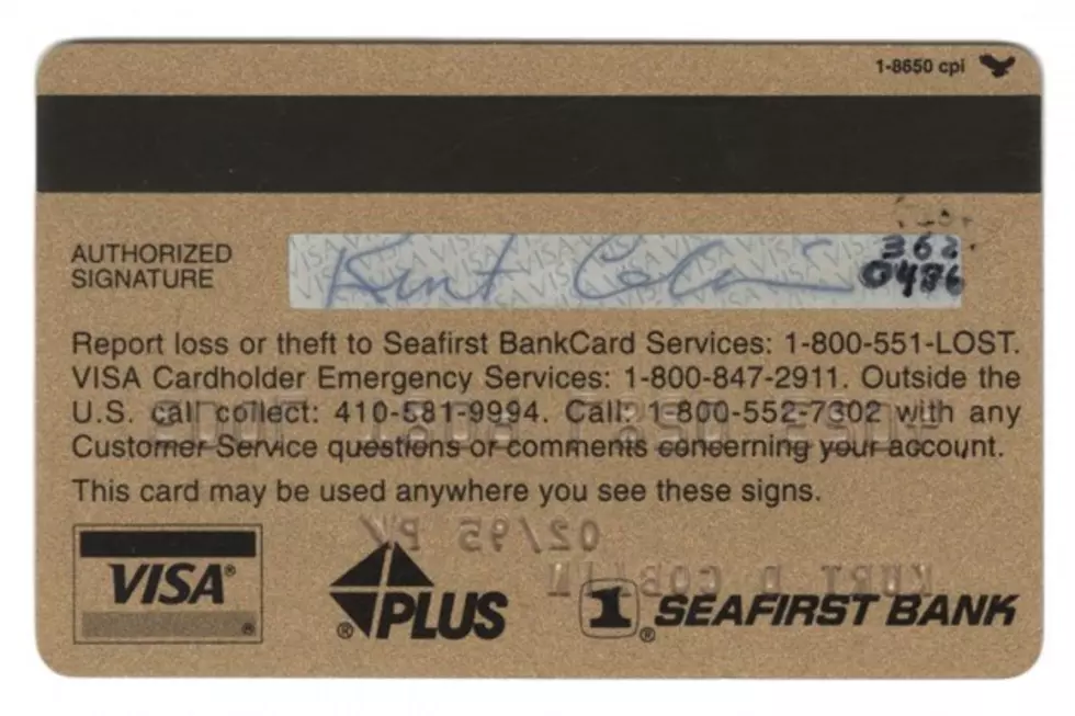 Someone Is Auctioning Off Kurt Cobain&#8217;s Credit Card