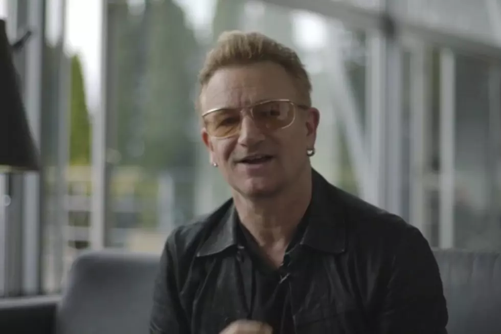 Bono Reads a Limerick to Promote Mario Batali&#8217;s Anti-AIDS Campaign