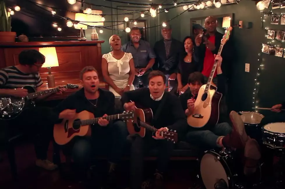 Watch Blur + Jimmy Fallon Perform ‘Tender’ Backstage on ‘The Tonight Show’