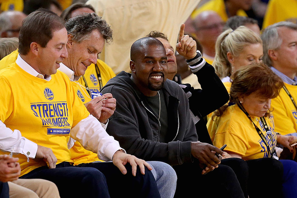 Kanye West Holds Own Post-Game Presser at NBA Finals