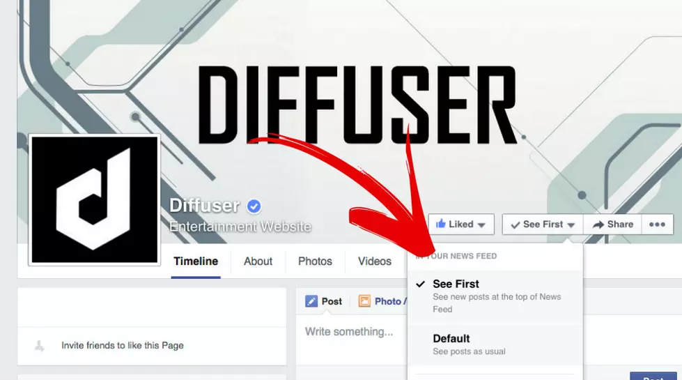 Prioritize Diffuser in Your Facebook News Feed