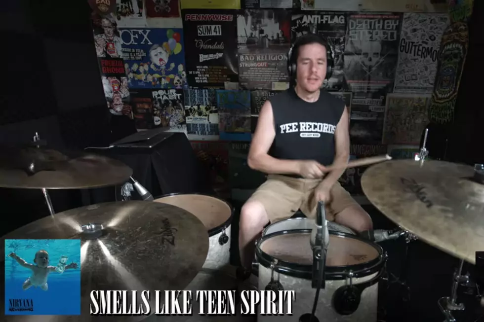 Watch This Drummer Play Nirvana’s Entire Catalog in Just Five Minutes