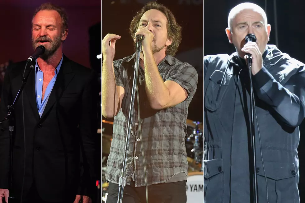 Eddie Vedder Sits in With Sting and Peter Gabriel in Seattle