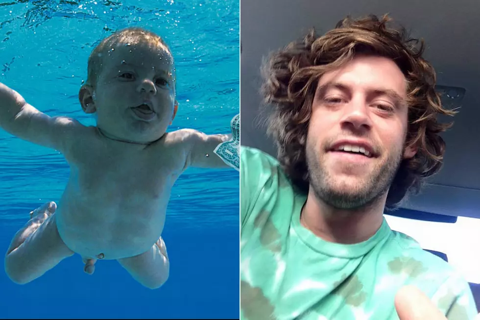 Nirvana’s ‘Nevermind’ Cover Baby Recreates Photo for 25th Anniversary