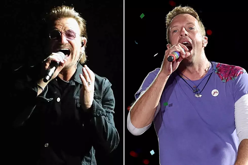 Watch Bono and Chris Martin Duet on ‘Jimmy Kimmel Live’
