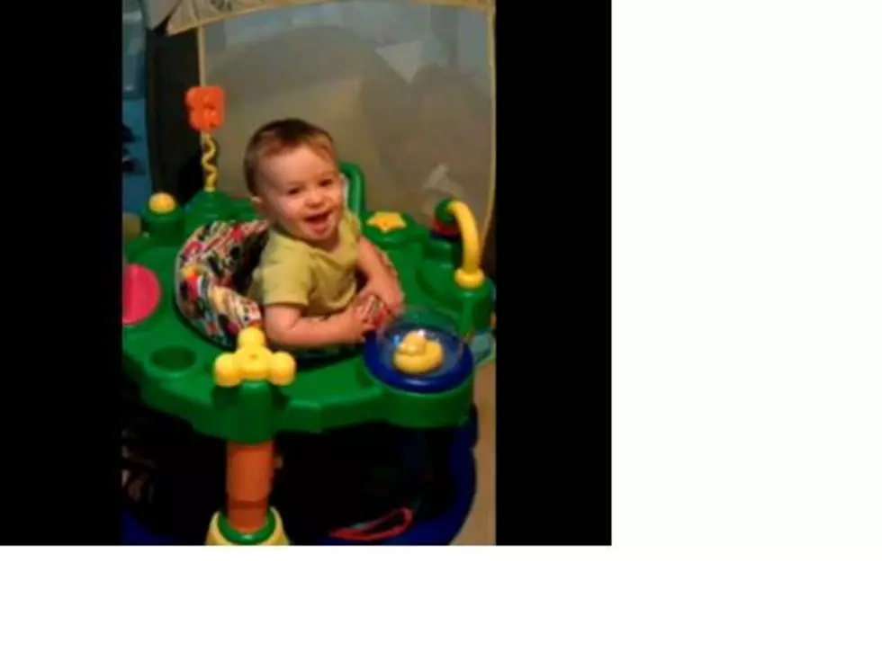 9 Month Old Baby Puts Himself In His Own Activity Center
