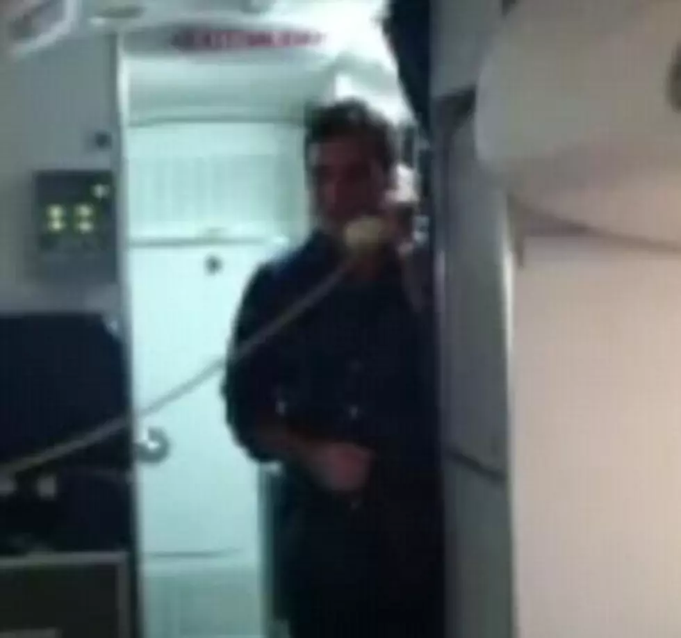 Passenger Takes Over Intercom On Plane With A Memorable Announcement