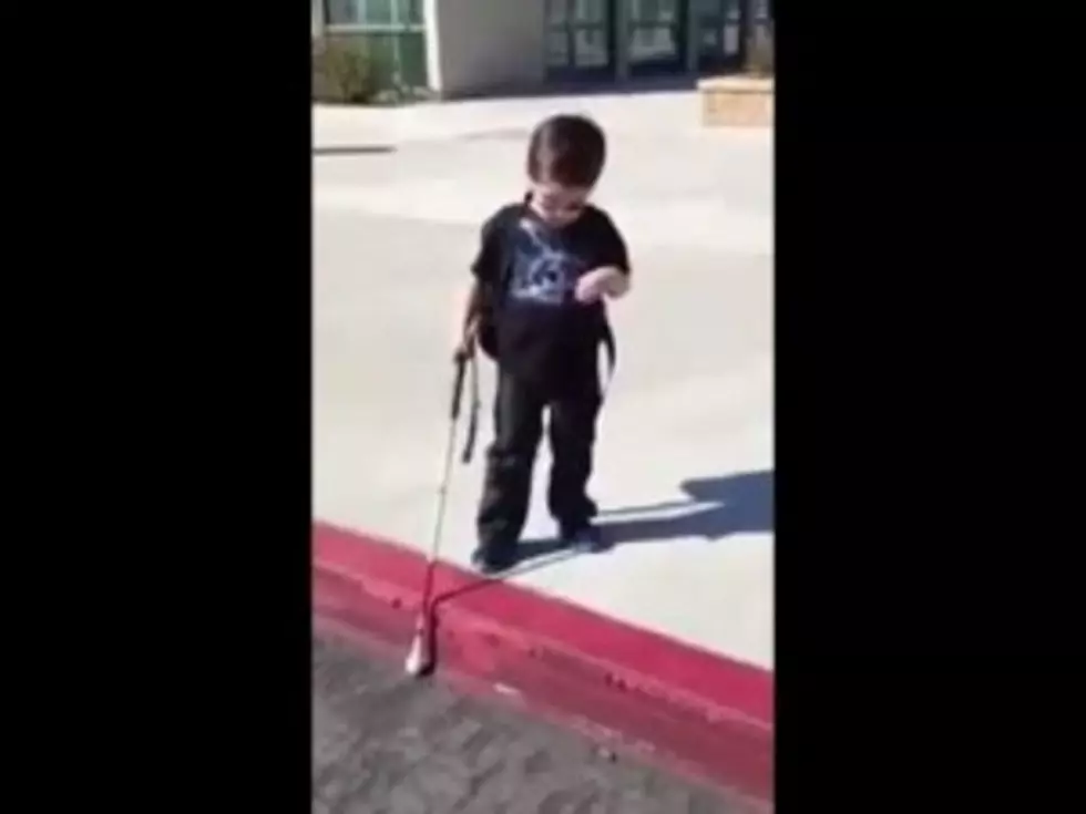 4-Year Old Blind Boy is Determined  (video)