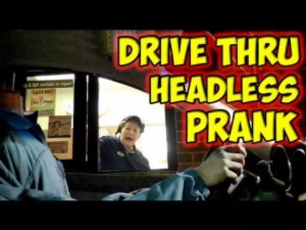 A Headless Driver Orders Fast Food  (video)