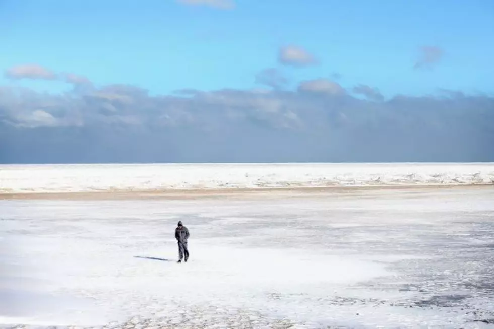 Drone Camera Gives Unique View of Lake Michigan Ice [Video]