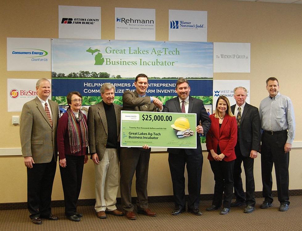 Consumers Energy Contributes $25,000 to Great Lakes Ag-Tech Business Incubator