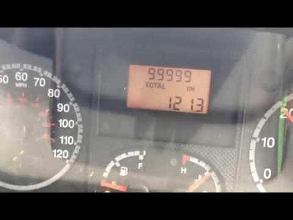 When Your Car Turns its Mileage Over to 100,000, You Celebrate! [Video]