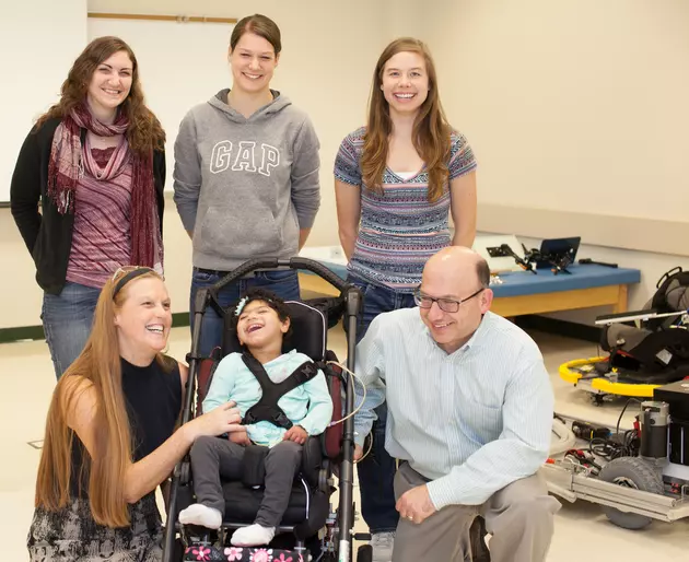 GVSU Students and Faculty Help 3-year-old From Hudsonville With Cerebral Palsy