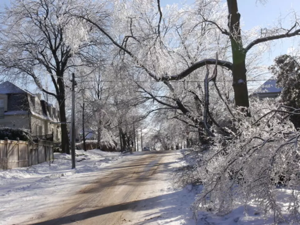 Sleet Totals and Peak Wind Speeds From Yesterday&#8217;s Winter Storm