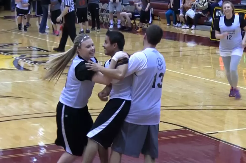 BCHS Special Olympics Athlete Hits Buzzer Beater, Does Flip