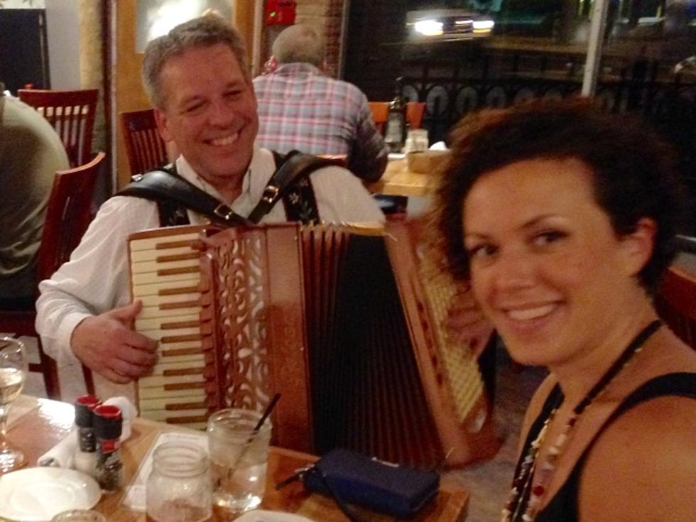 What’s Better Than an Accordion Player Serenading you at Dinner