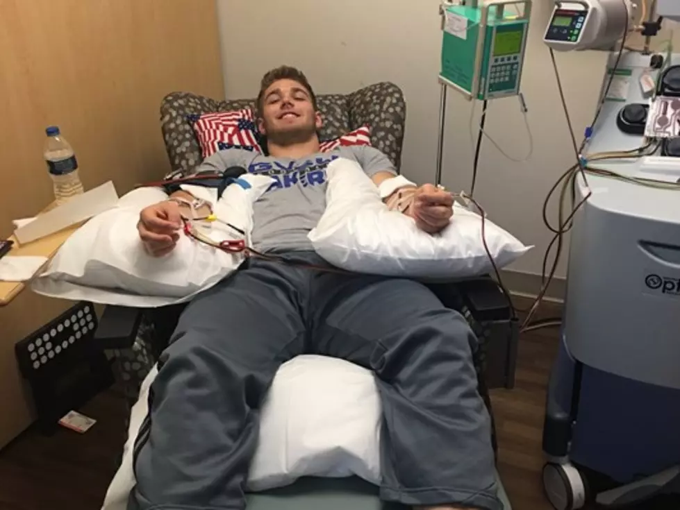 Grand Valley Football Player Donates Bone Marrow to Save a Life