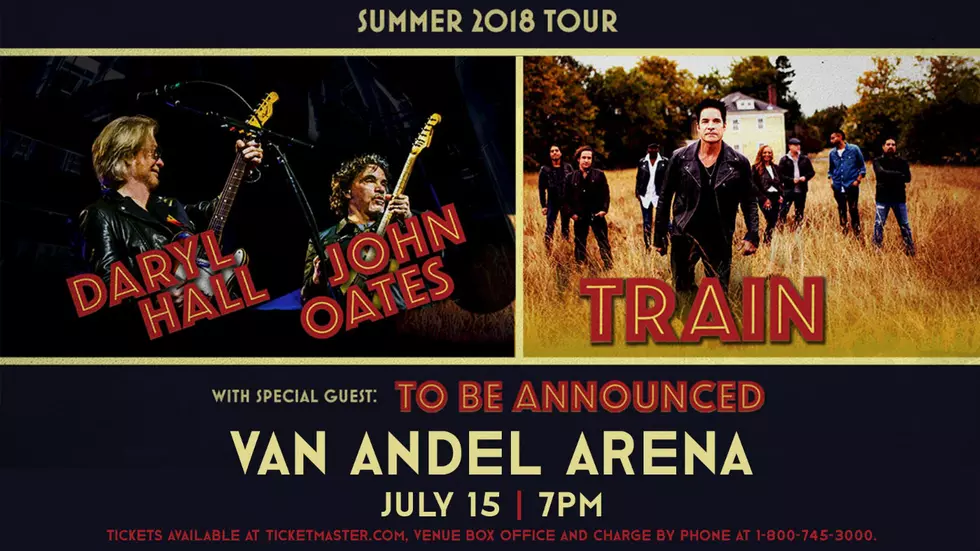 Daryl Hall & John Oates and Train to Join Forces at Van Andel 