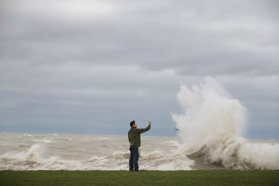 Storms Bringing Nine-Foot Waves to Lake Michigan
