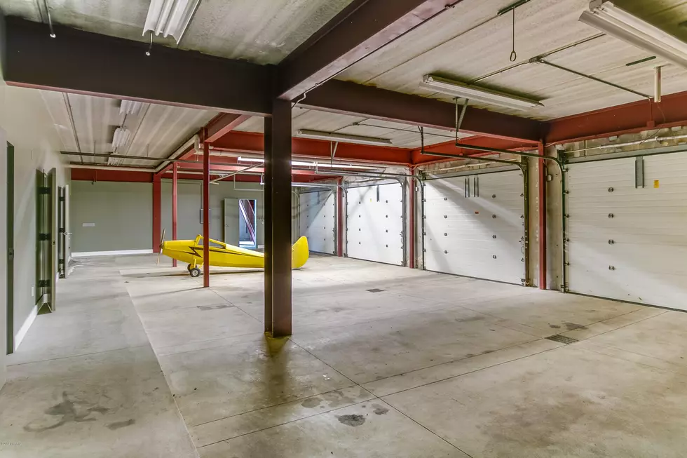 The yellow airplane storage room.