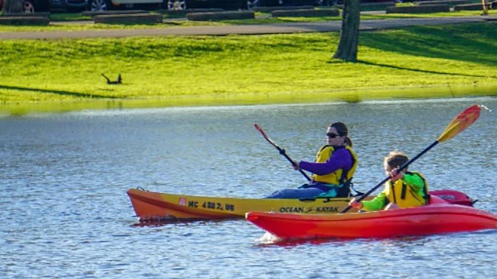 Kayaking on the Grand River? Yep!