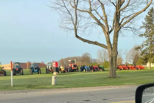 Isn&#8217;t it Natural to Drive Your Tractor to School? In Cedar Springs It Is!