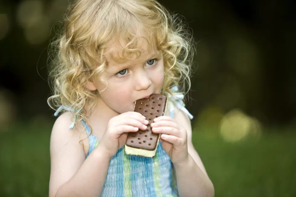 Eating an Ice Cream Sandwich