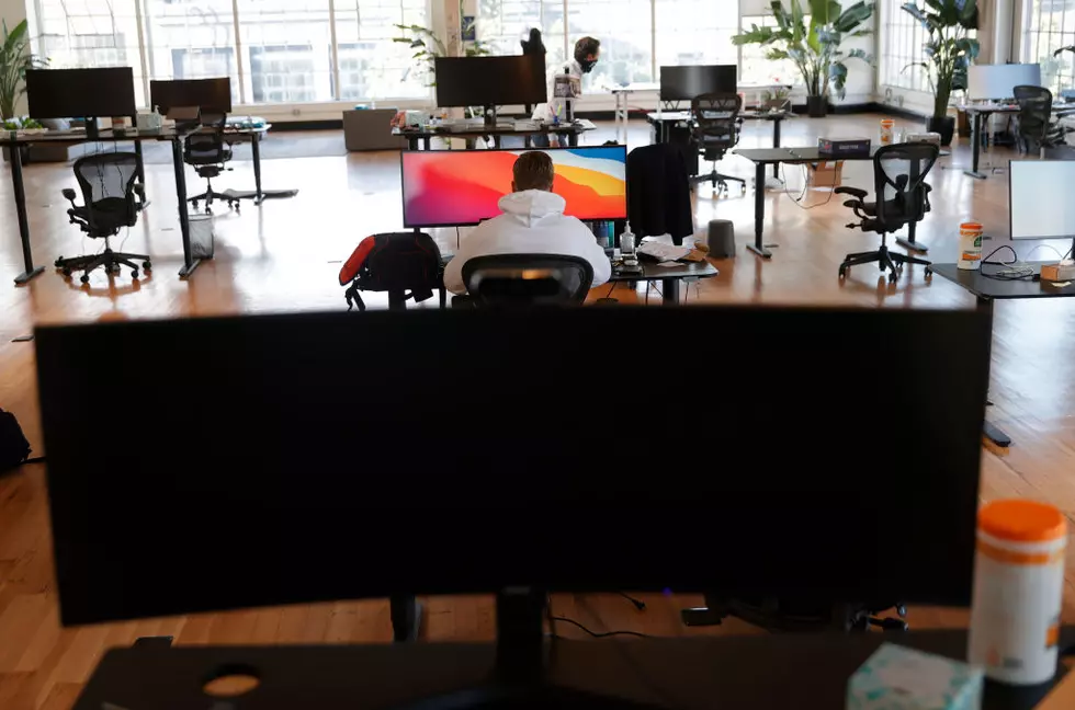 Employees Of San Francisco Startup Company Head Back To Work In Their Offices