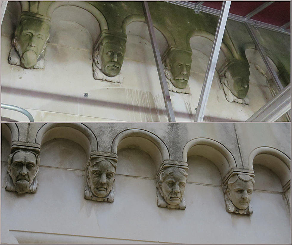 No One Can Identify These 8 Faces Carved Into the Kalamazoo Psychiatric Hospital