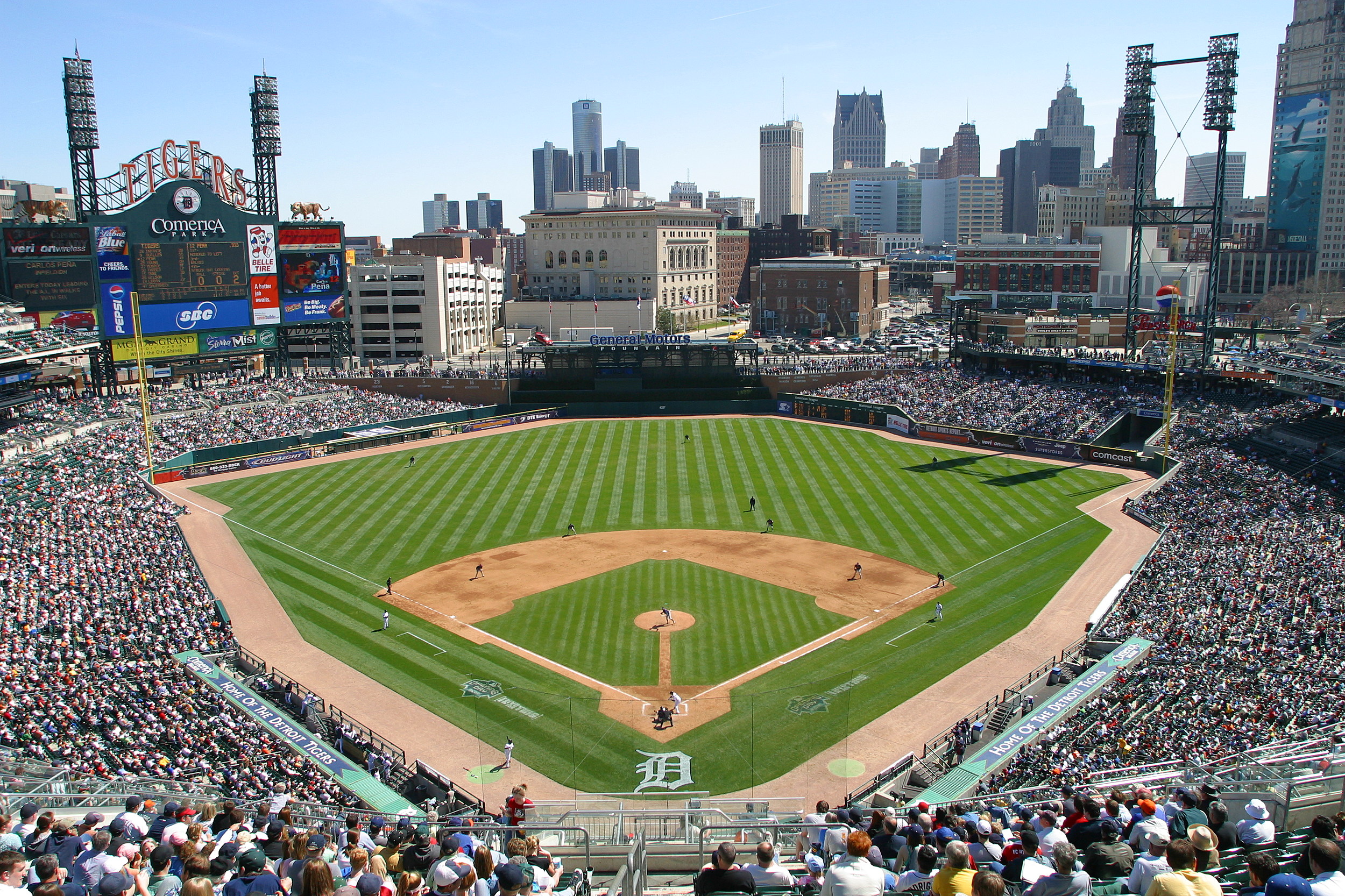 Detroit's Comerica Park Ignores Cornerstone MLB Rule