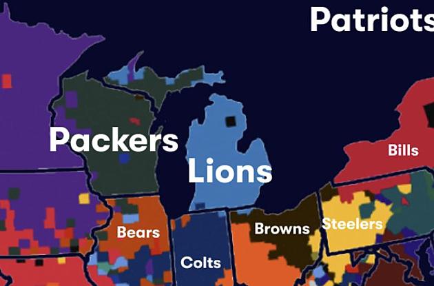 Where You Live in Michigan Likely Predicts Your Favorite NFL Team