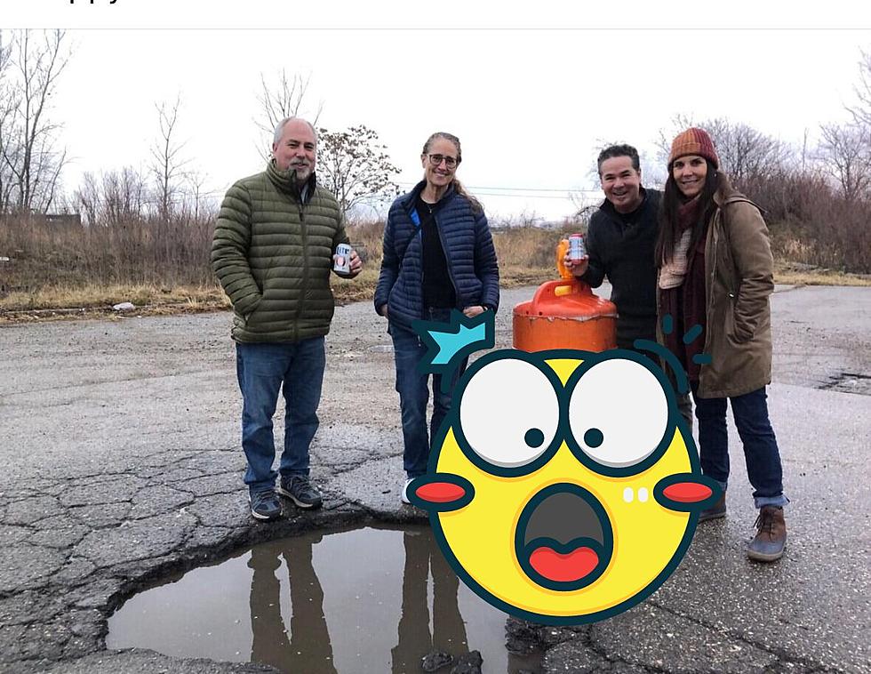 This Pothole is Grand Haven’s Latest Tourist Attraction!