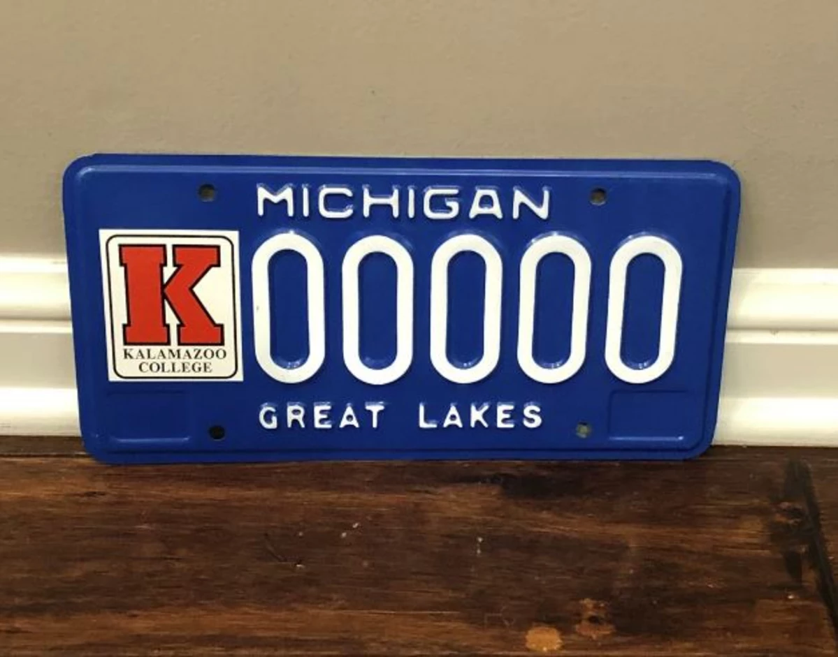 This is Almost Certainly the Most Rare Michigan License Plate