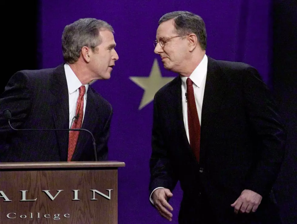 George W Bush and Steve Forbes