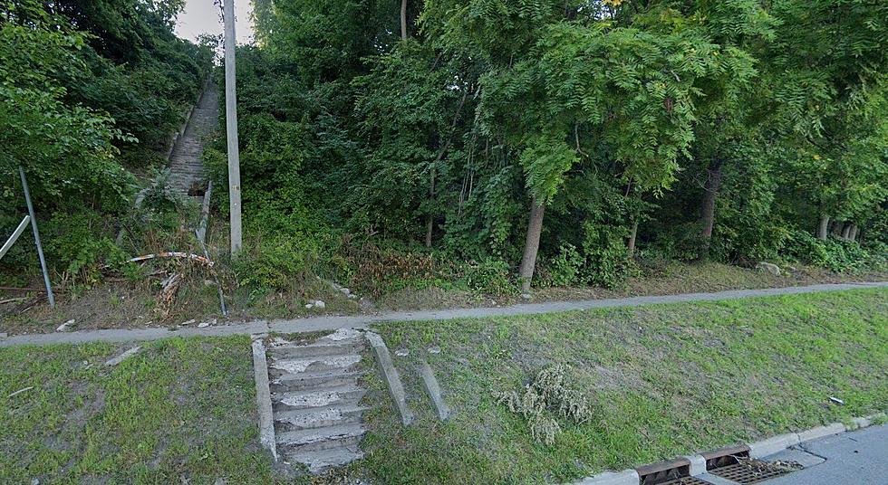 These are The Steep, Deteriorating Deadman’s Hill Stairs in Grand Rapids