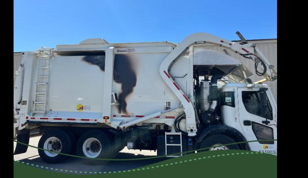 Grand Rapids Garbage Truck Set Ablaze Due to Improper Battery Disposal
