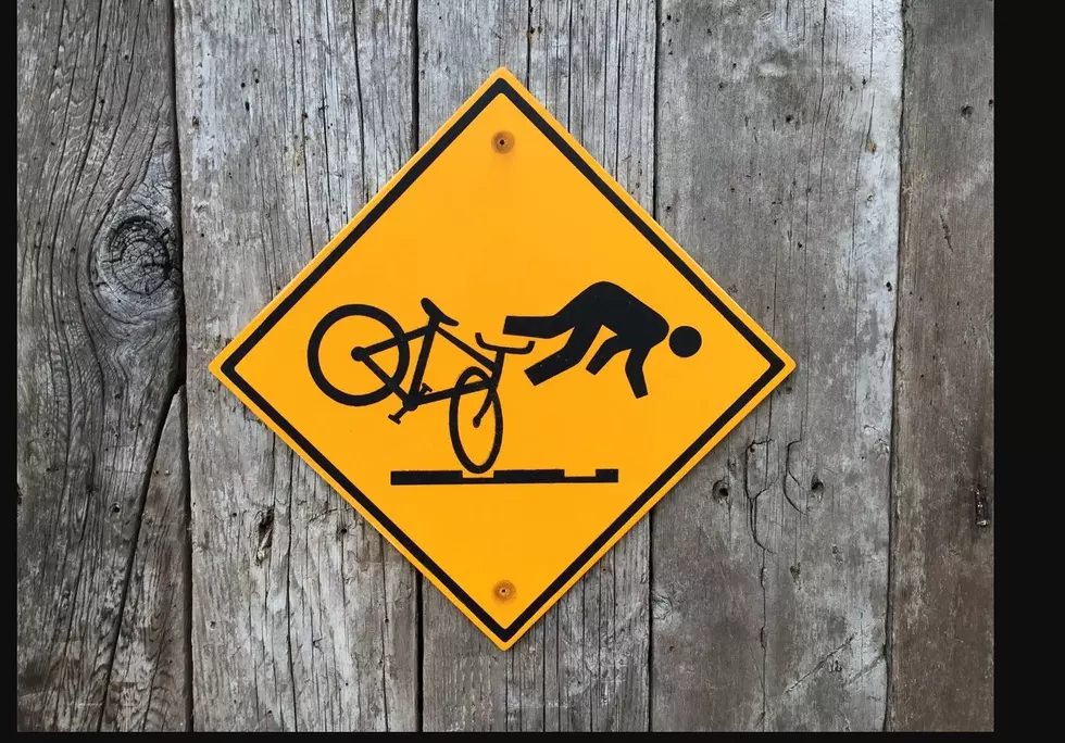 There&#8217;s an Accurate but Disturbingly Graphic Warning Sign for Bicyclists in Northern Michigan