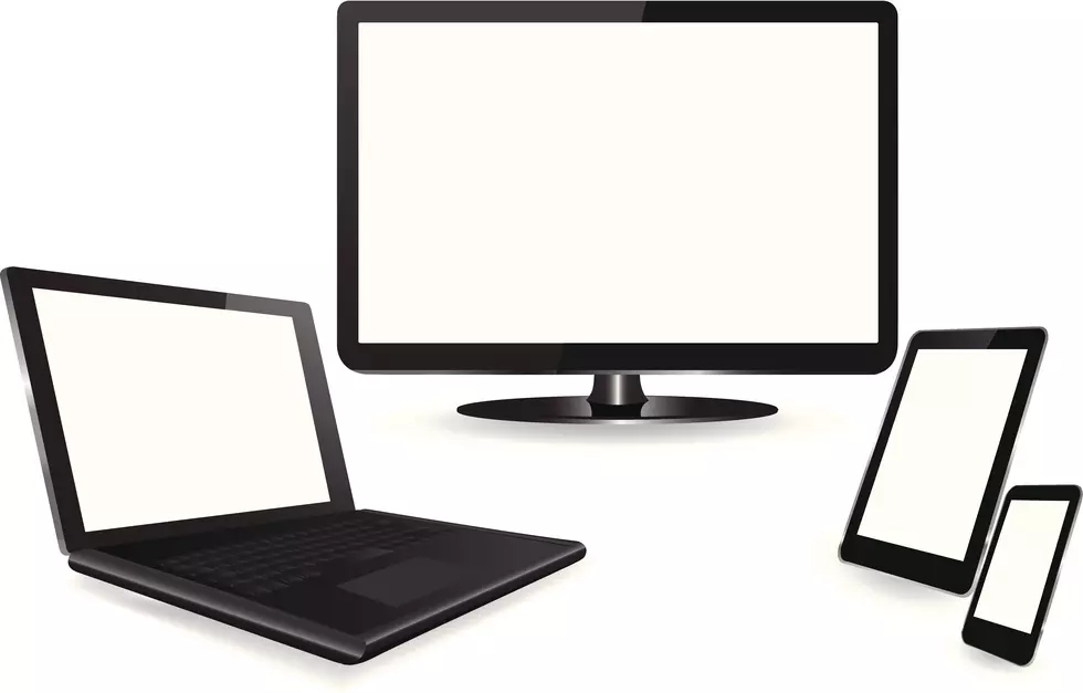 Electronic Devices with White Screens