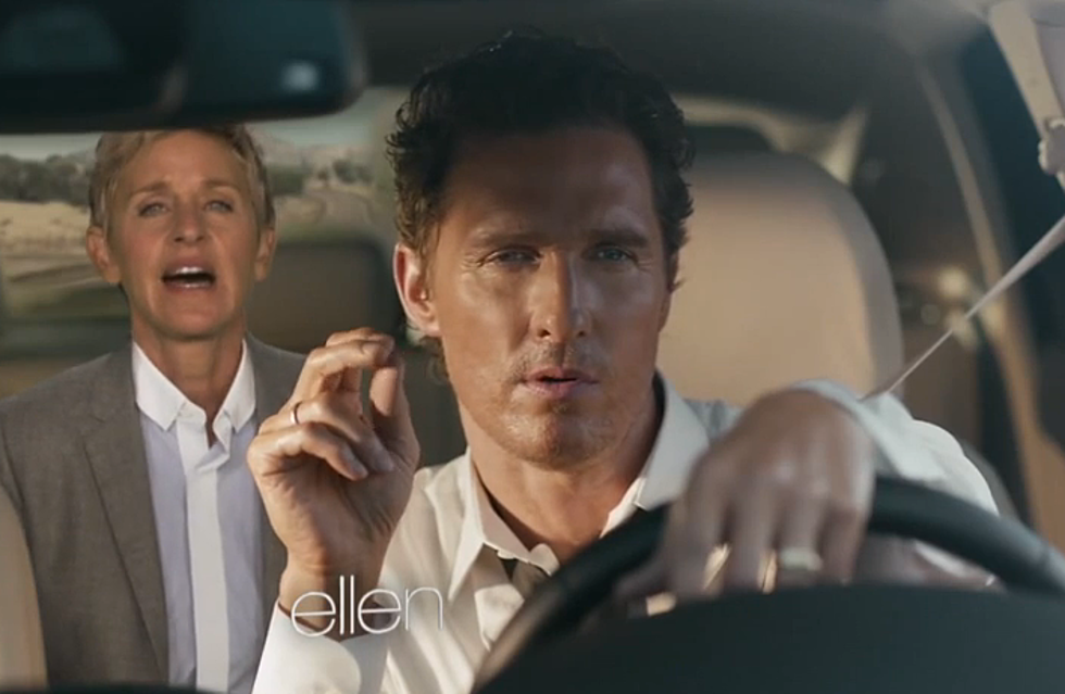 Ellen Releases the Uncut Version of Matthew McConaughey Lincoln Commercial [Video]