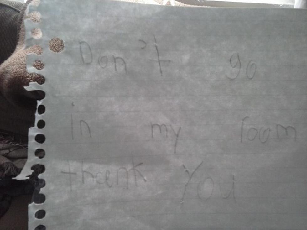 Funny Note Mom Finds From Son to His Sister