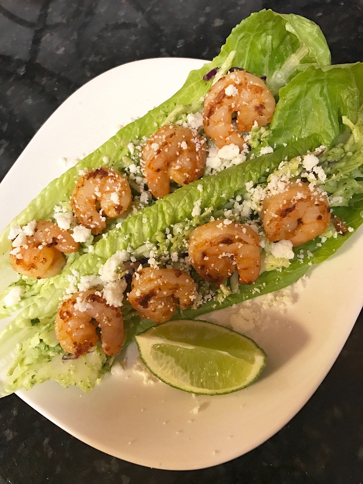 Kelli's Delightful Shrimp Taco-Lettuce Wraps