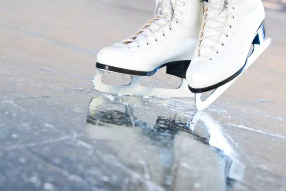 Destination Oneonta Holding Ice Skate Drive