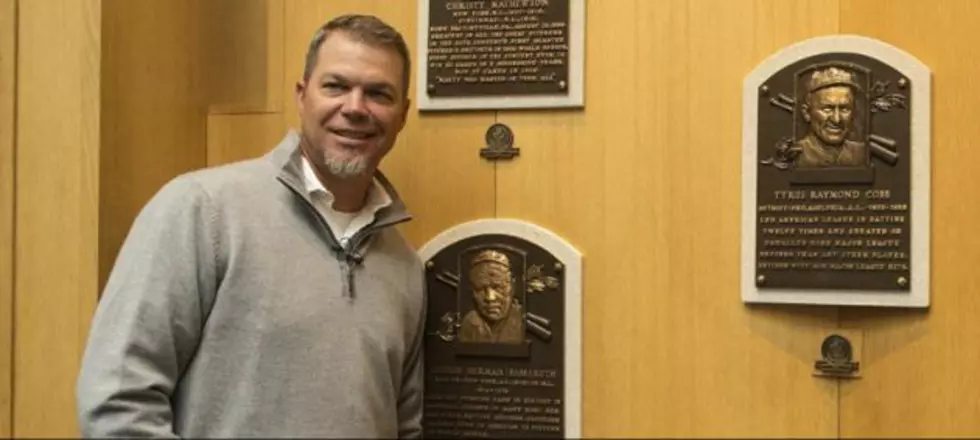 Chipper Jones Visits Baseball Hall of Fame