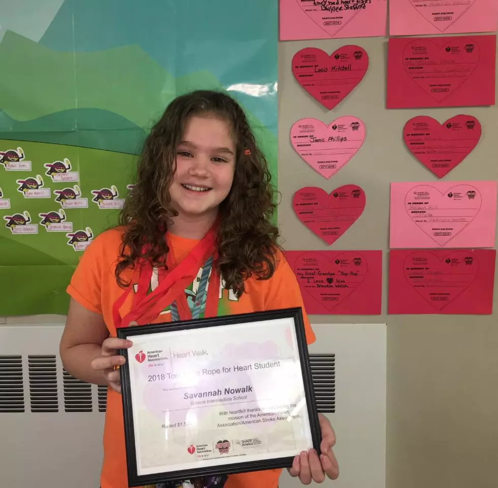 Greene Fifth Grader Honored For Fundraising Work