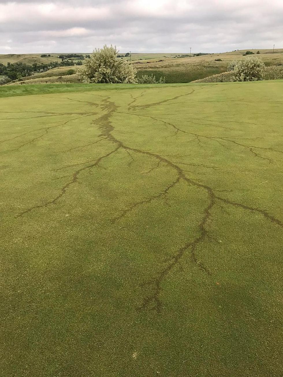 Lightning Strike At Sidney Golf Course