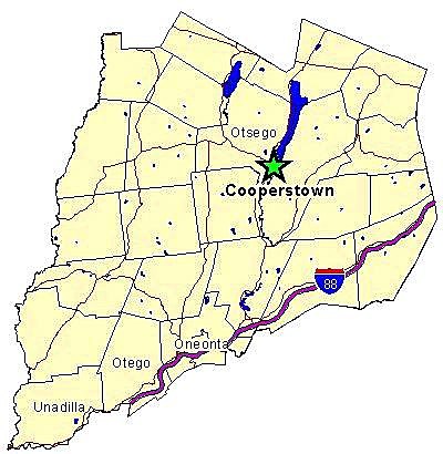 Otsego County Board And Supervisor Election Results   10 30 OTSEGO COUNTY MAP Otsego County NY Facebook 