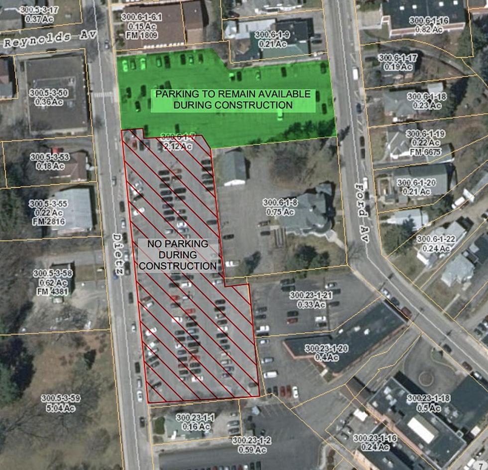 Construction To Begin on New Oneonta Building; Large Part of Dietz Parking Closed