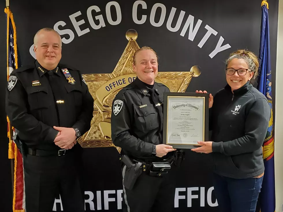 Otsego County Deputy Achieves Certification To Better Help In County Animal Cruelty Cases