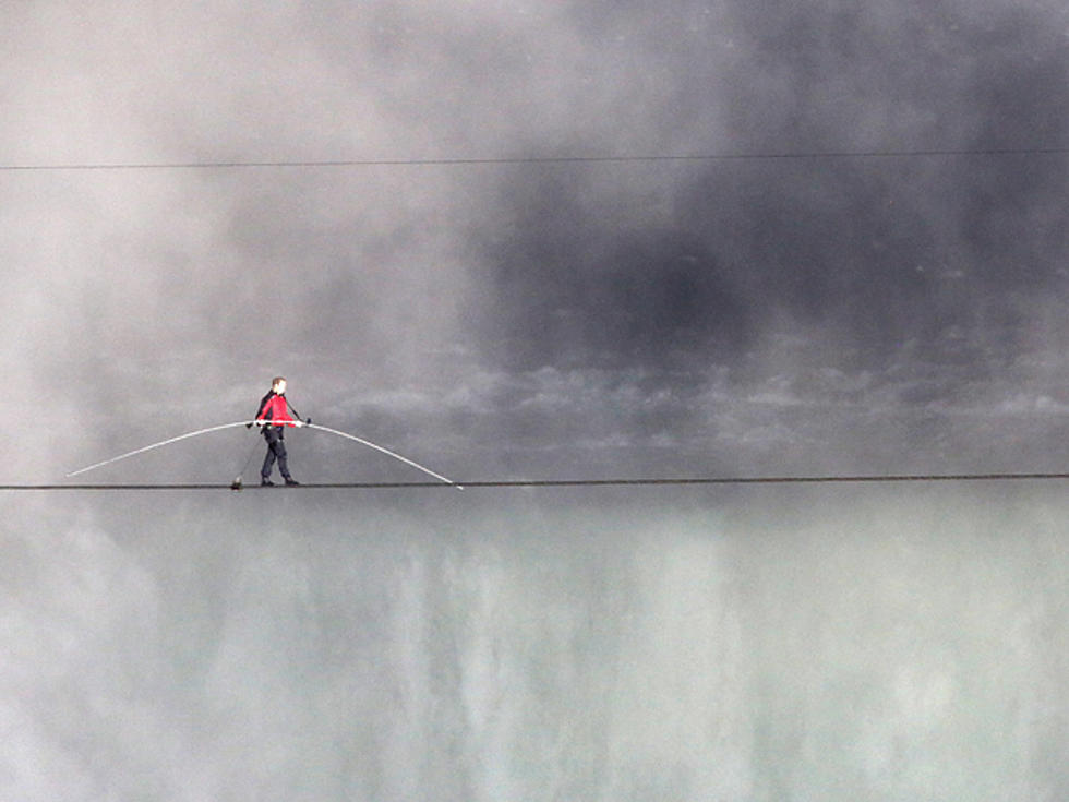 Aerialist Nik Wallenda Becomes First Man to Tight Rope Walk Across Niagara Falls